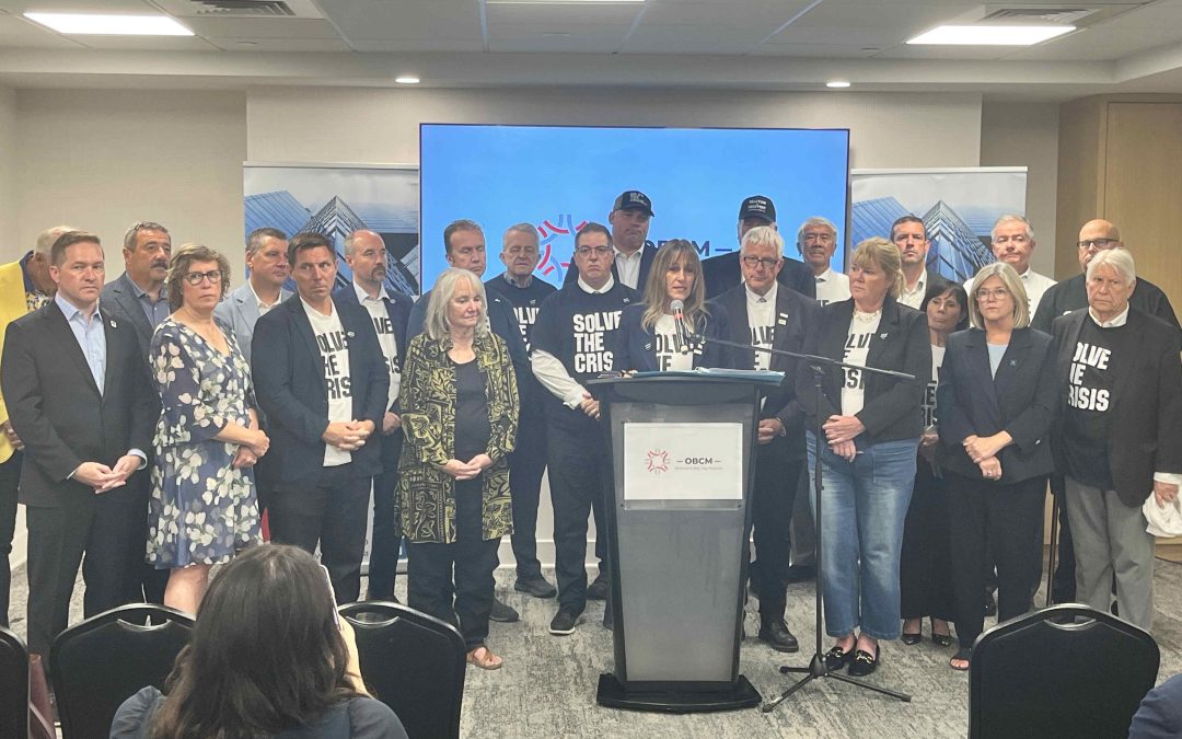 Ontario’s Big City Mayors Launch Solve the Crisis – Reaction to Recovery Campaign